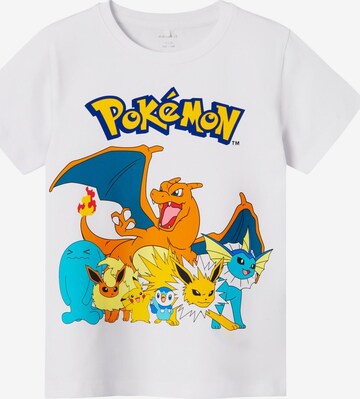 T-Shirt 'Pokemon' NAME IT en blanc : devant