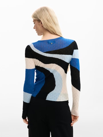 Desigual Pulover | modra barva