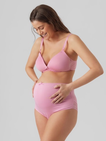 Soutien-gorge MAMALICIOUS en rose : devant