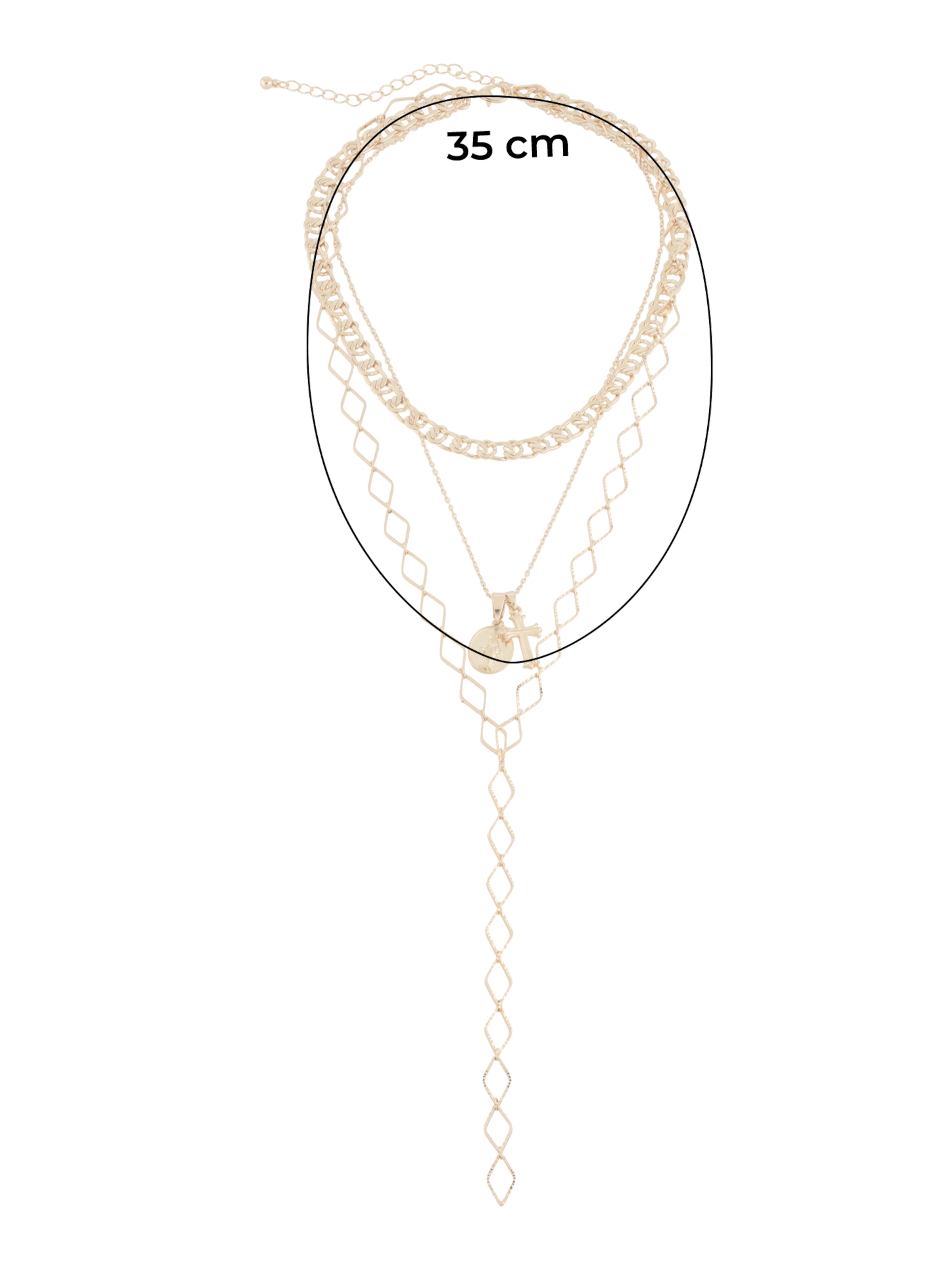 ABOUT YOU Necklace 'Eva' in Gold