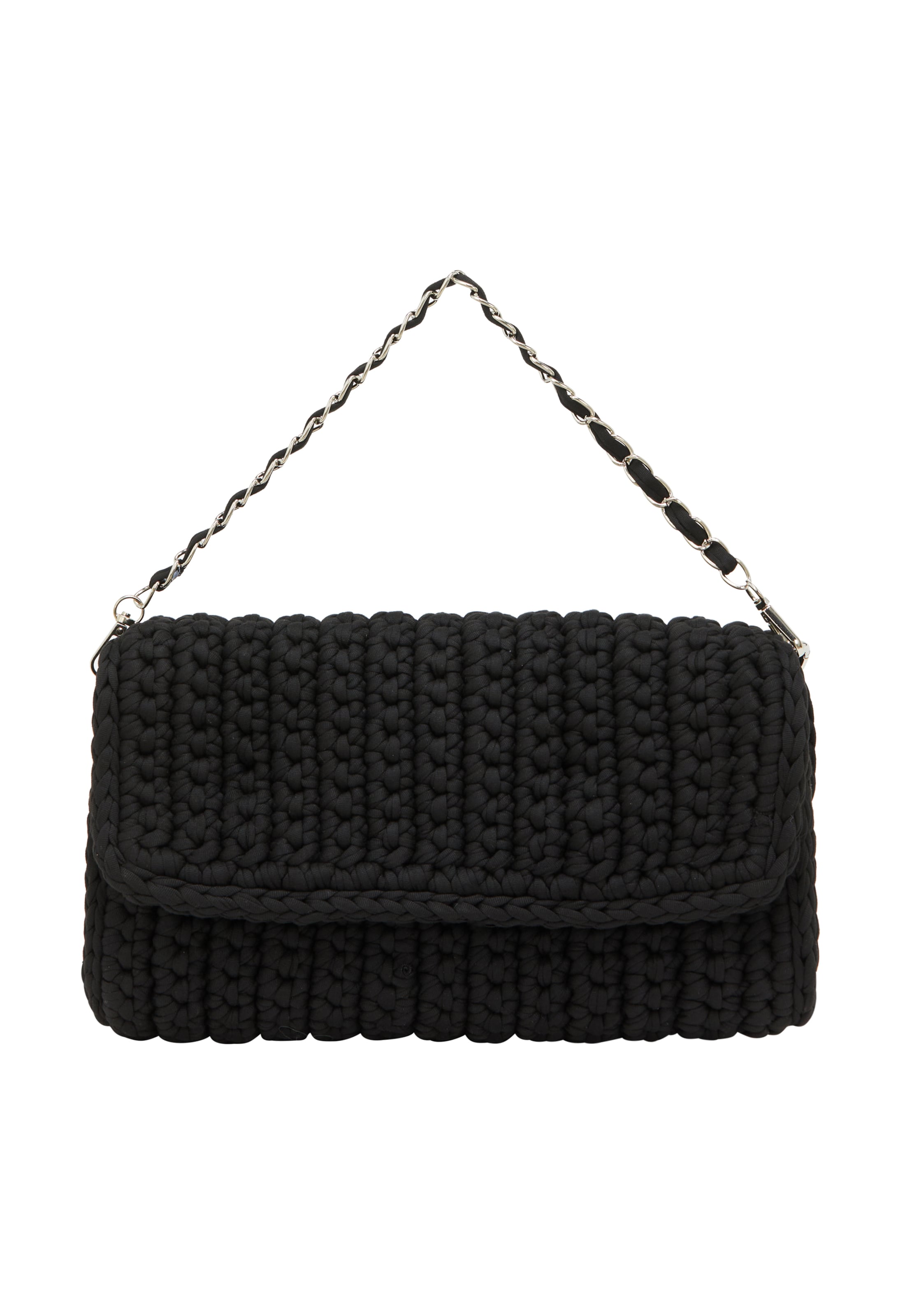 Clutch ebeeza pe negru, Vizualizare produs