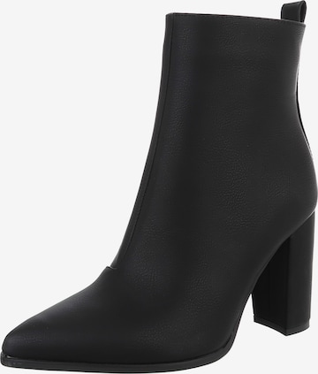 Ital-Design Stiefelette in Schwarz: Vorderseite