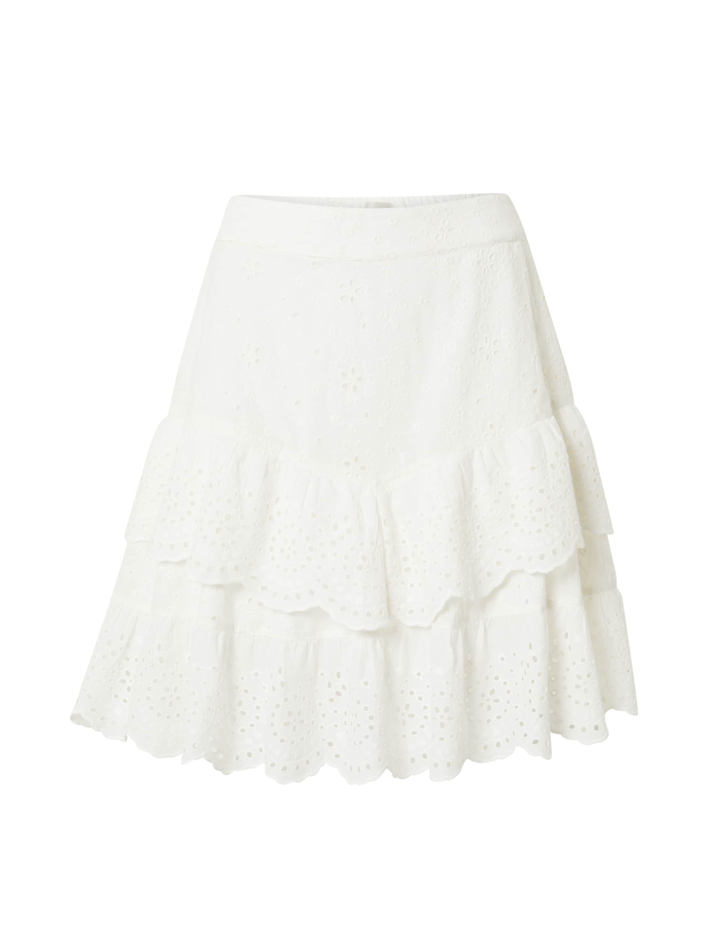 Fabienne Chapot Sukňa 'Florence' - Biela: predná strana