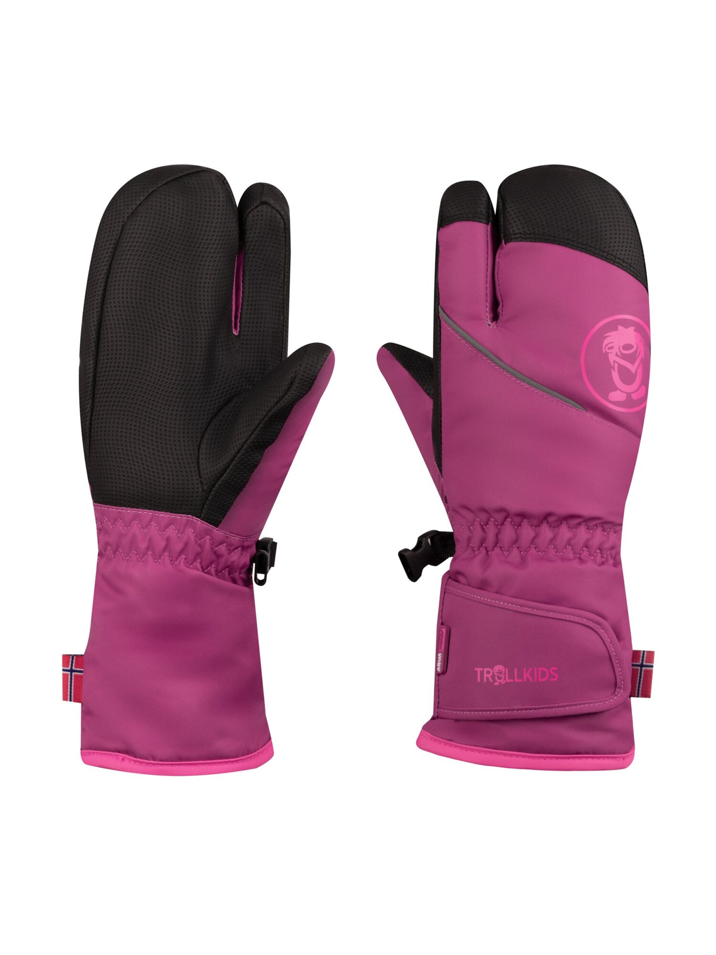 TROLLKIDS Gloves in Purple: front