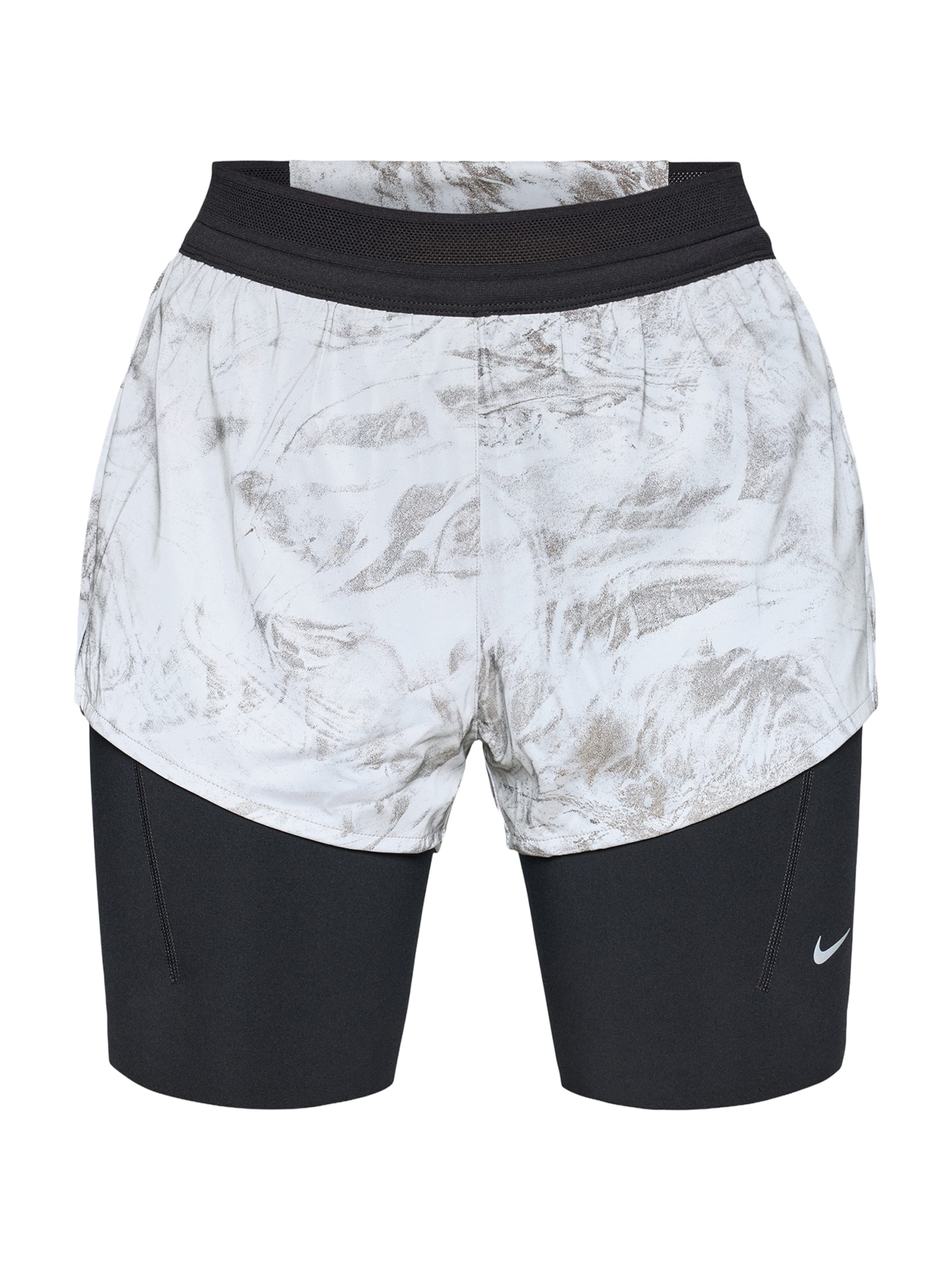 NIKE Normální Sportovní kalhoty – šedá: přední strana