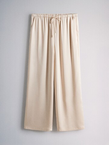 Wide Leg Pantalon The Set en beige