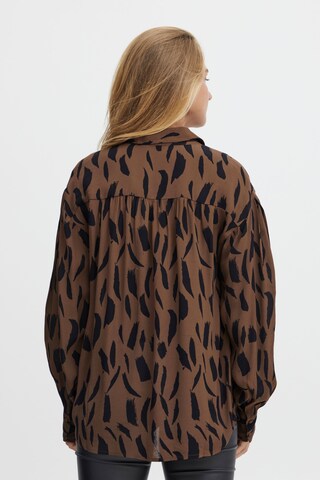 Camicia da donna 'Geto' di Fransa in marrone