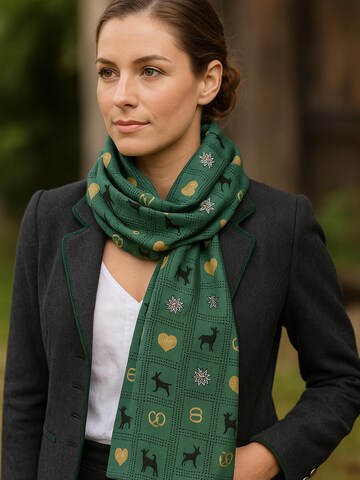 Allgäu Rebell Scarf 'Trachteneleganz' in Green