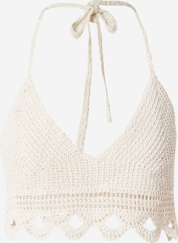 Tops en tricot 'JOY' OBJECT en beige : devant