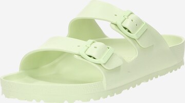 BIRKENSTOCK Muiltjes 'Arizona' in Groen: voorkant