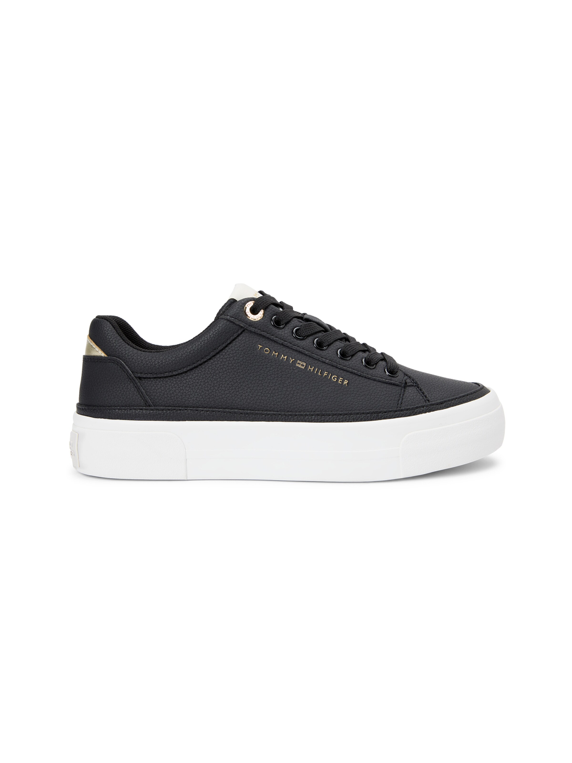 Sneaker low de la TOMMY HILFIGER pe negru