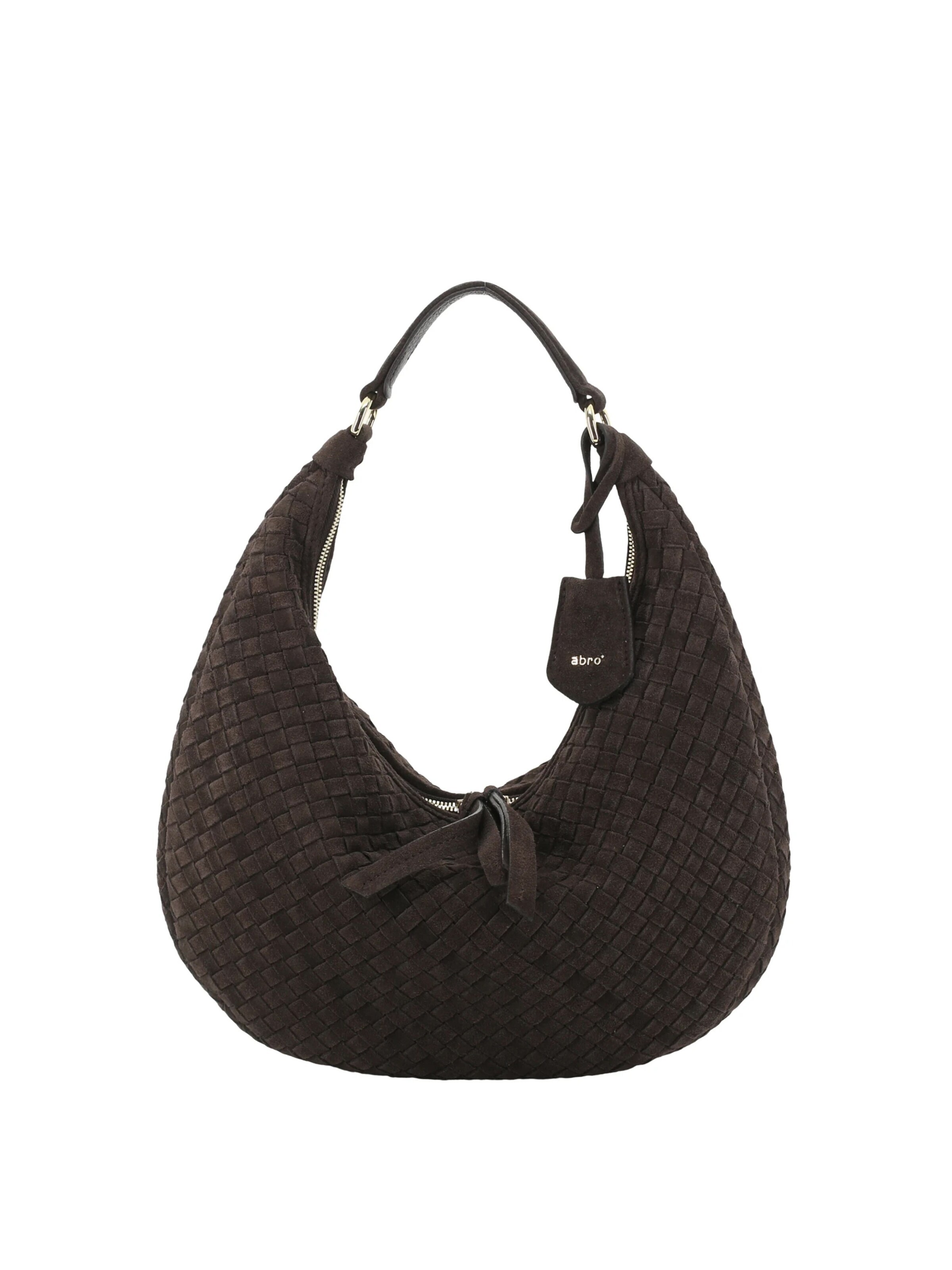 ABRO Shoulder Bag 'NAN' in Brown: front