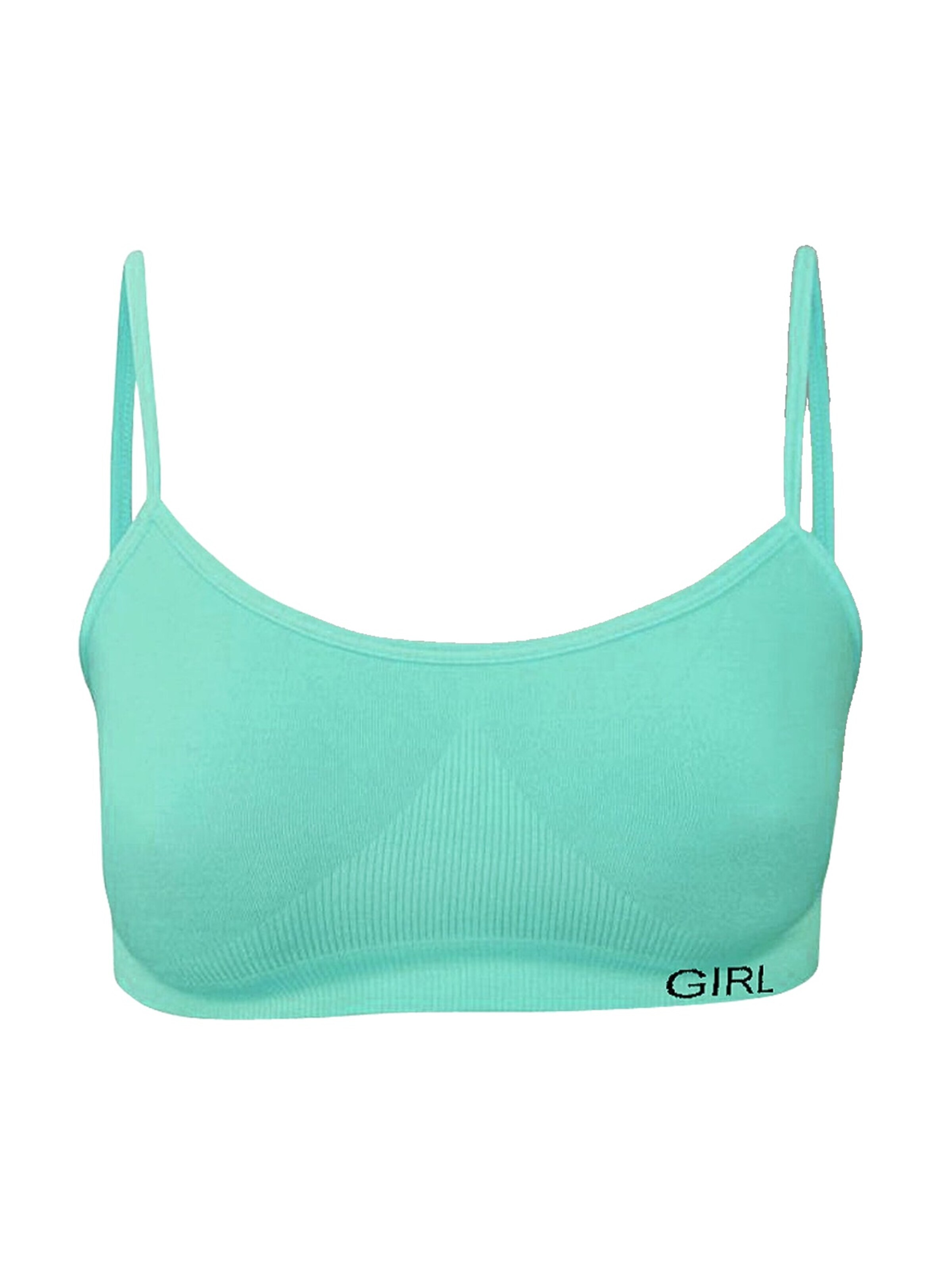 LOREZA Onderhemd 'Mädchen Nahtlos Bustier Spaghettiträger' in Gemengde kleuren