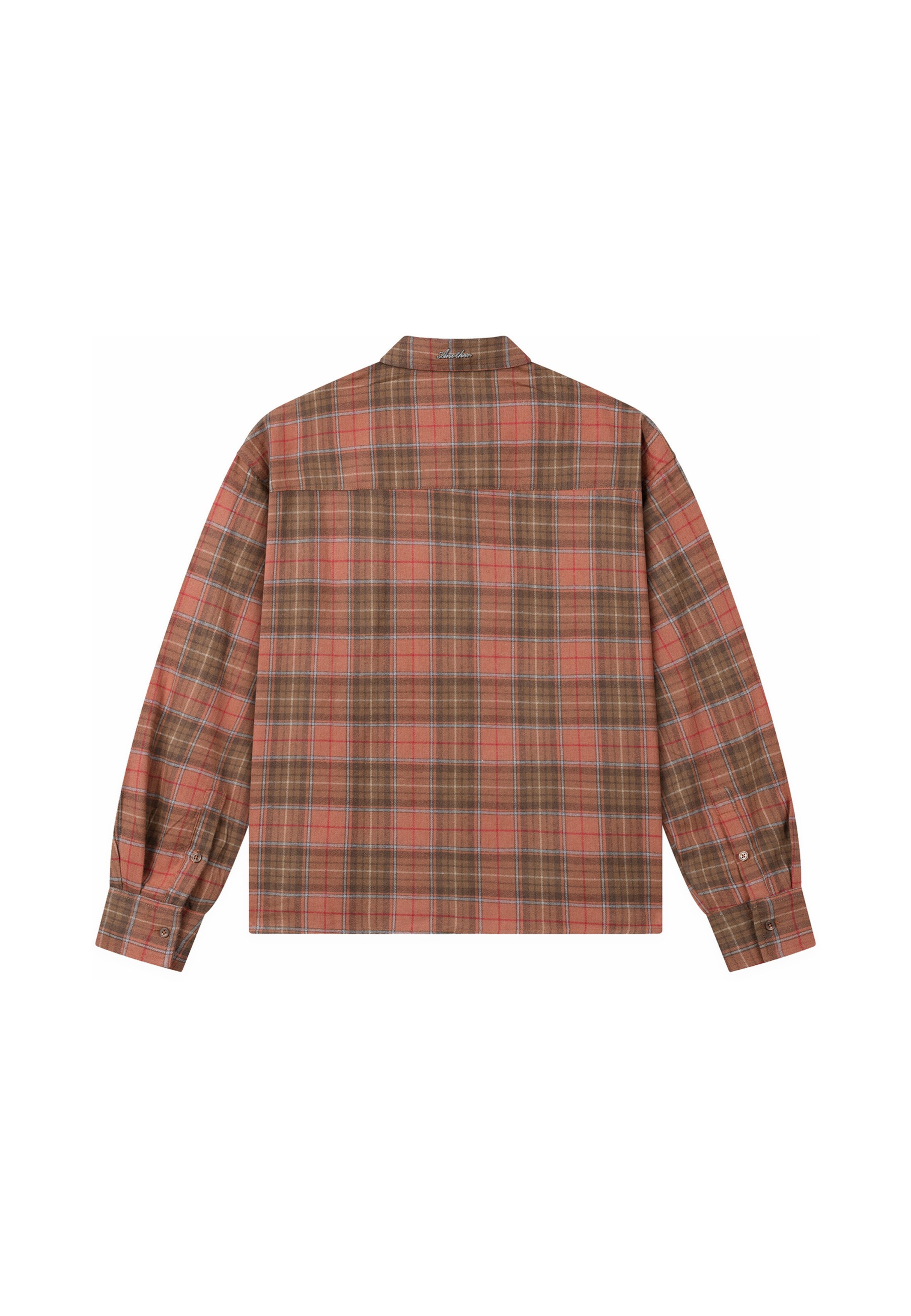 Regular fit Camicia di Another Cotton Lab in arancione: dietro