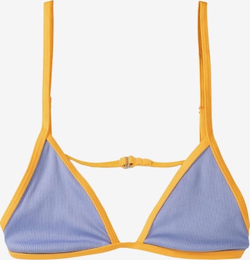 Triangle Hauts de bikini Bershka en violet : devant