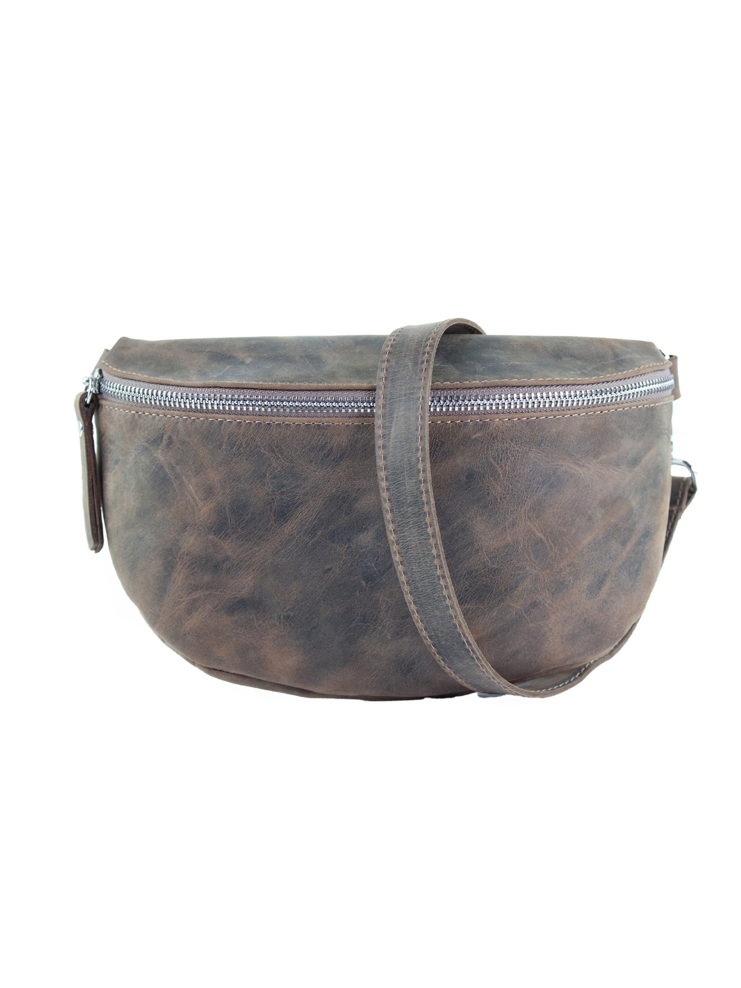 lePelou Gürteltasche 'NINO' in Braun: Vorderseite