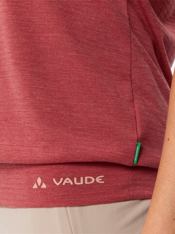 VAUDE Performance shirt 'Skomer III ' in Red
