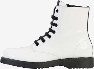 Bottes Calvin Klein en blanc : devant