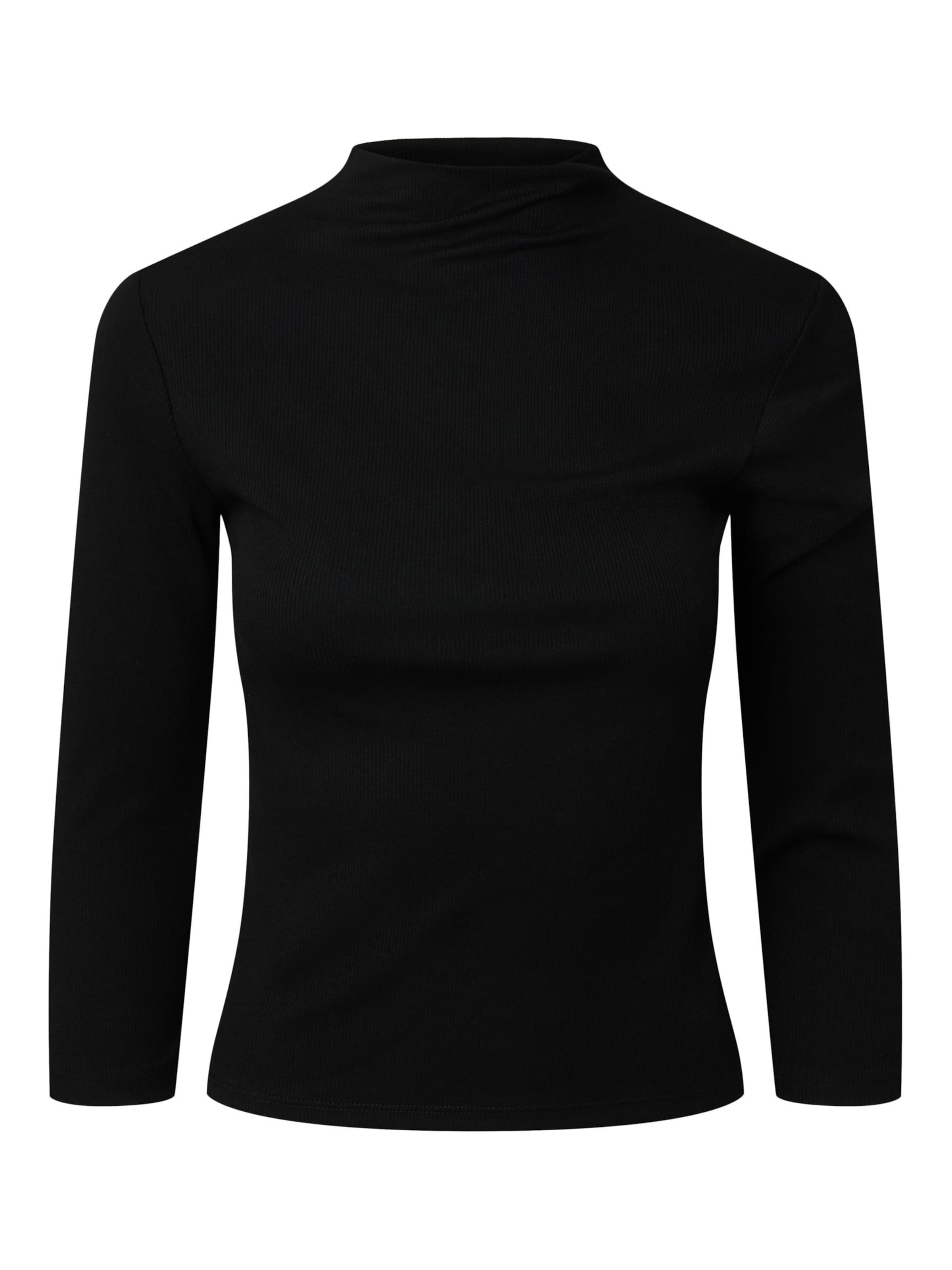 T-shirt 'ALLY' PIECES en noir : devant