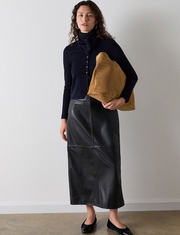 Whistles Knit Cardigan in Blue: front
