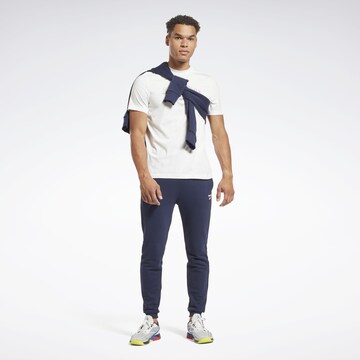 Reebok Tapered Sporthose in Blau