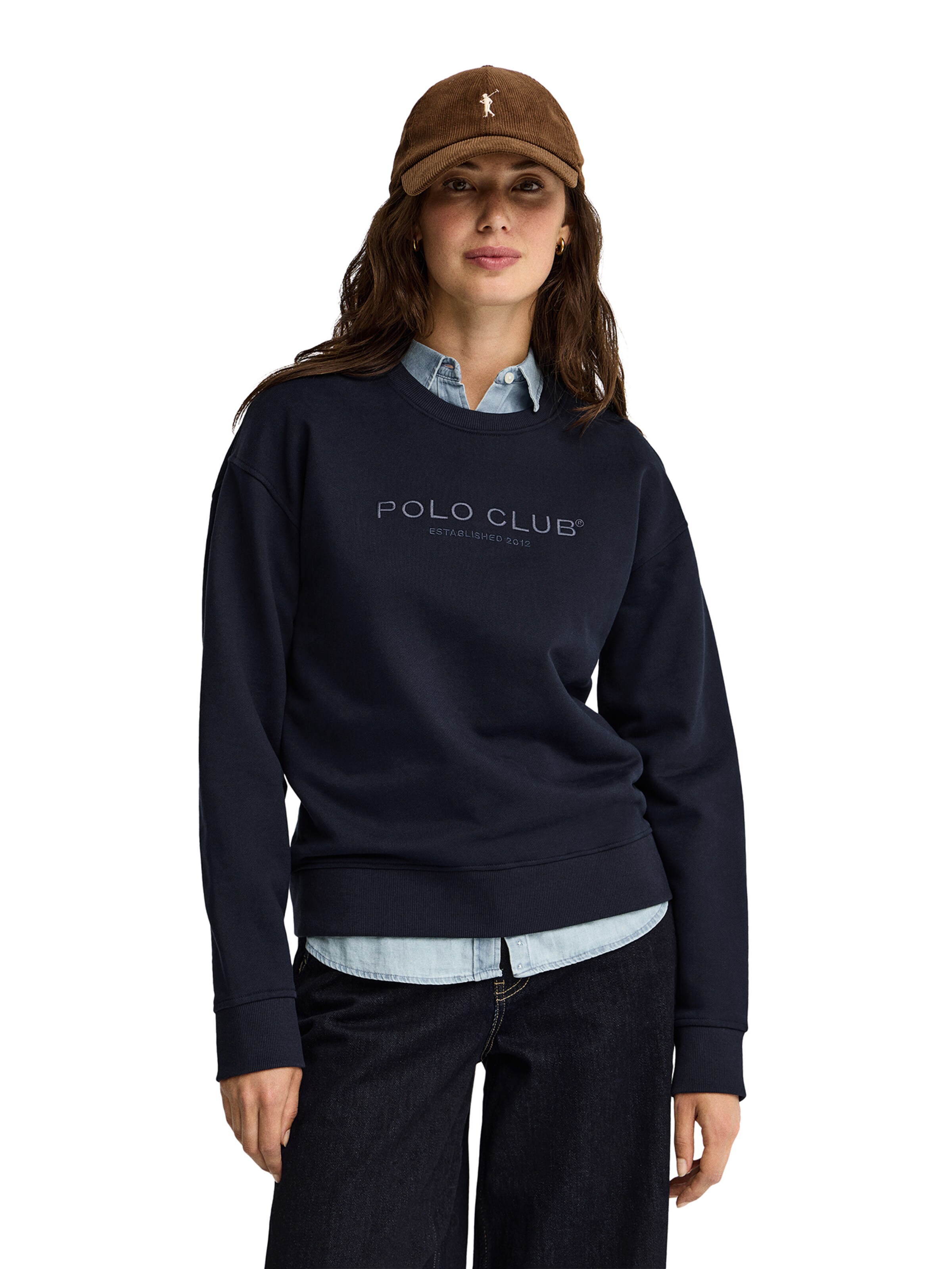 Polo Club Sweatshirt in Blau