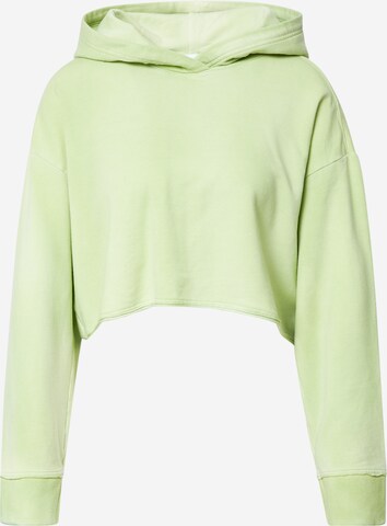 NIKE Sport sweatshirt i gul: framsida