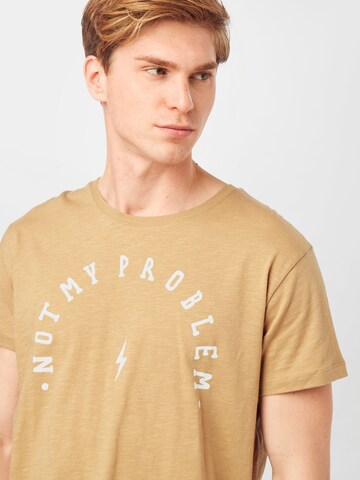 LTB T-Shirt 'CIKOTO' in Beige