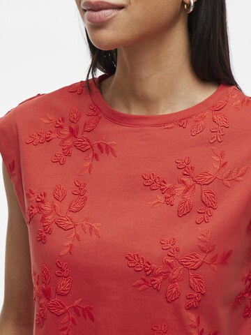 VILA Top in Rood