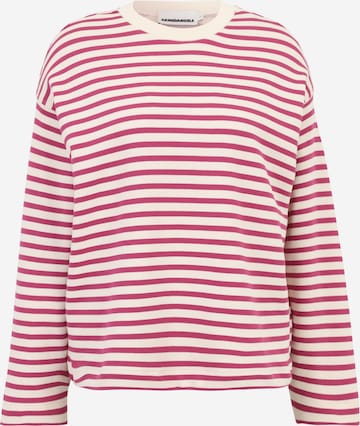 Sweat-shirt 'FRANKAA' ARMEDANGELS en rouge : devant