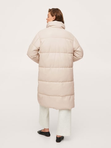 MANGO Zimní kabát 'FLIPPER' – bílá