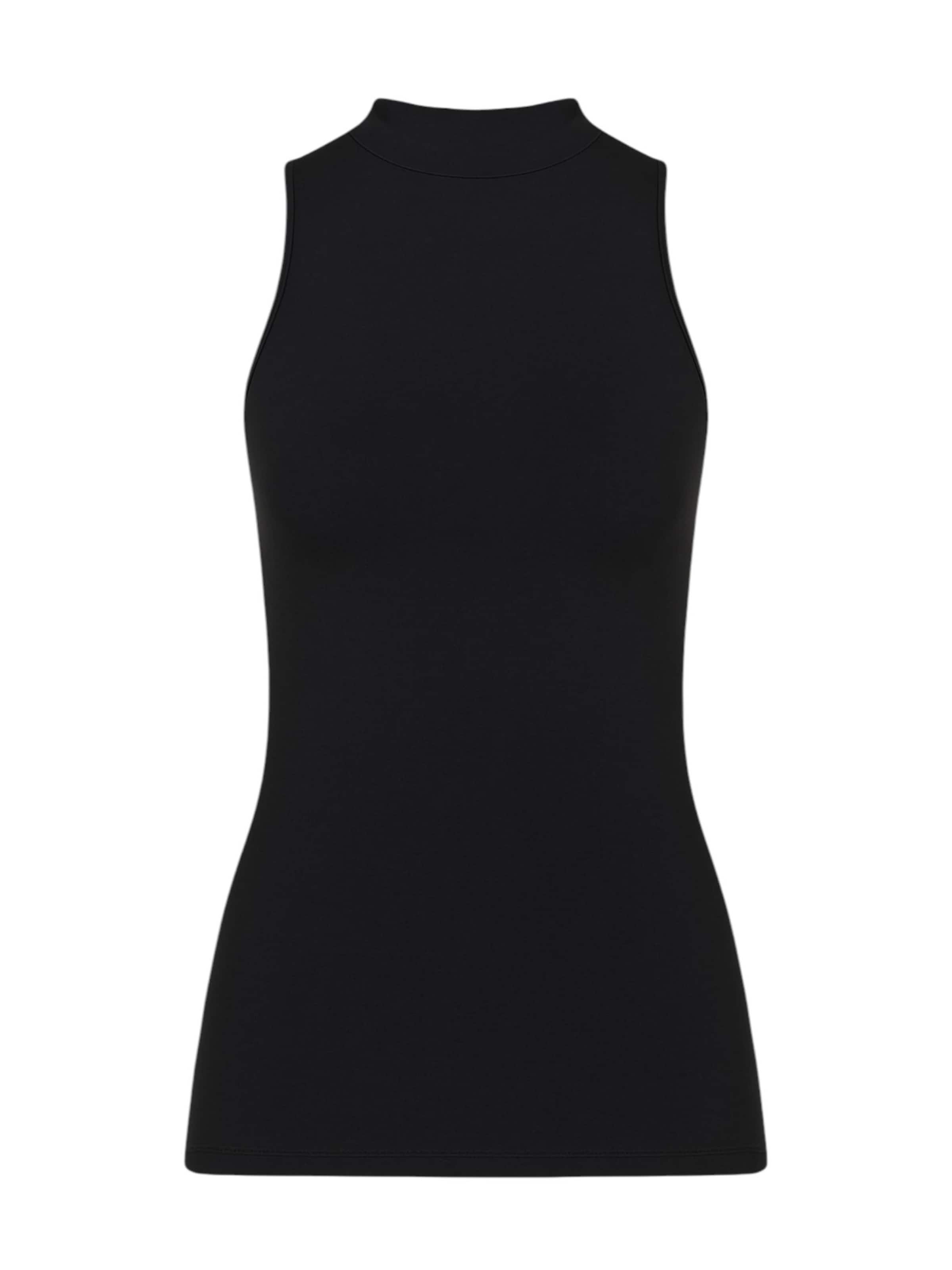 Top 'MODALINE' fashionshowcase di colore nero, Visualizzazione prodotti