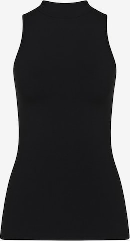 Top 'MODALINE' di fashionshowcase in nero: frontale