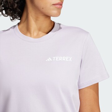 T-shirt fonctionnel ADIDAS TERREX en violet