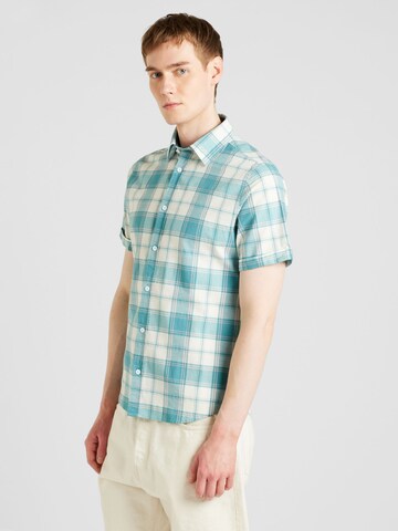 Coupe slim Chemise s.Oliver en vert : devant