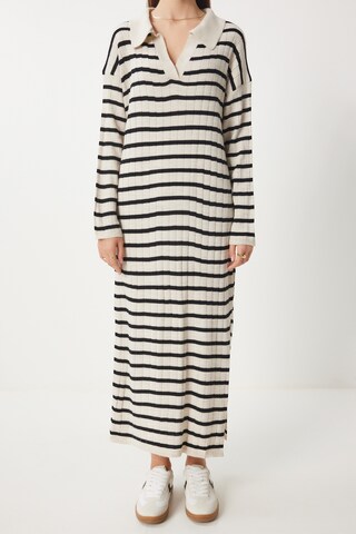 Happiness İstanbul Плетена рокля в бежово