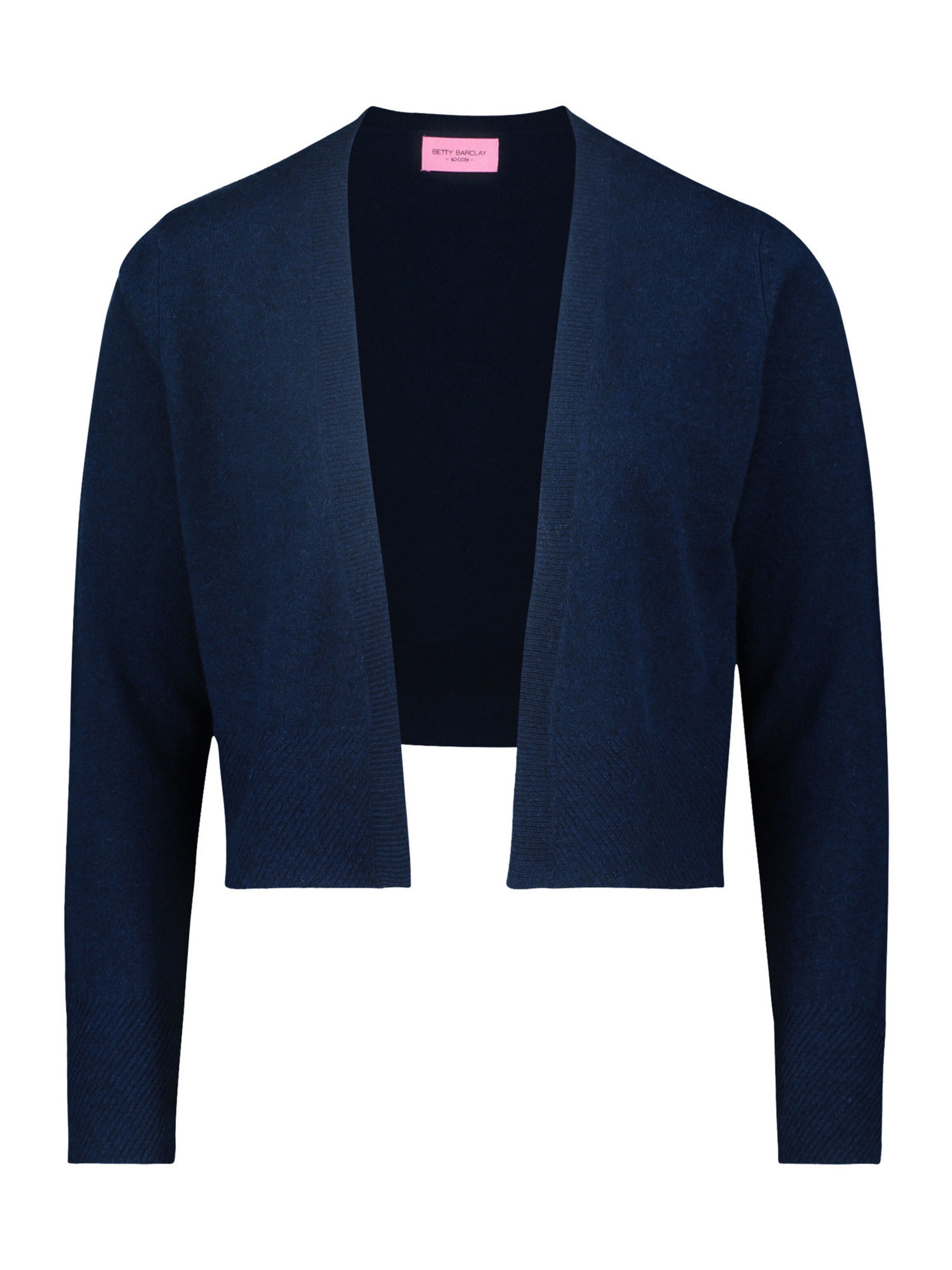 Betty Barclay Gebreid vest in Blauw: voorkant
