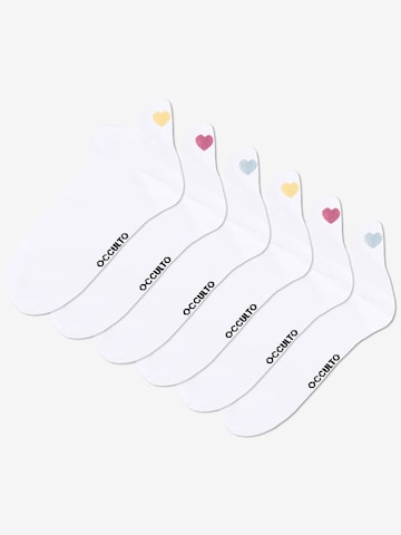 Occulto Socks 'Luca' in White