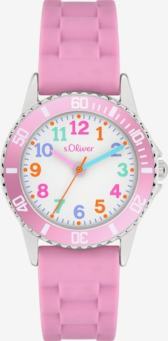 s.Oliver Uhr 'The Happy Time' in Weiß: Vorderseite