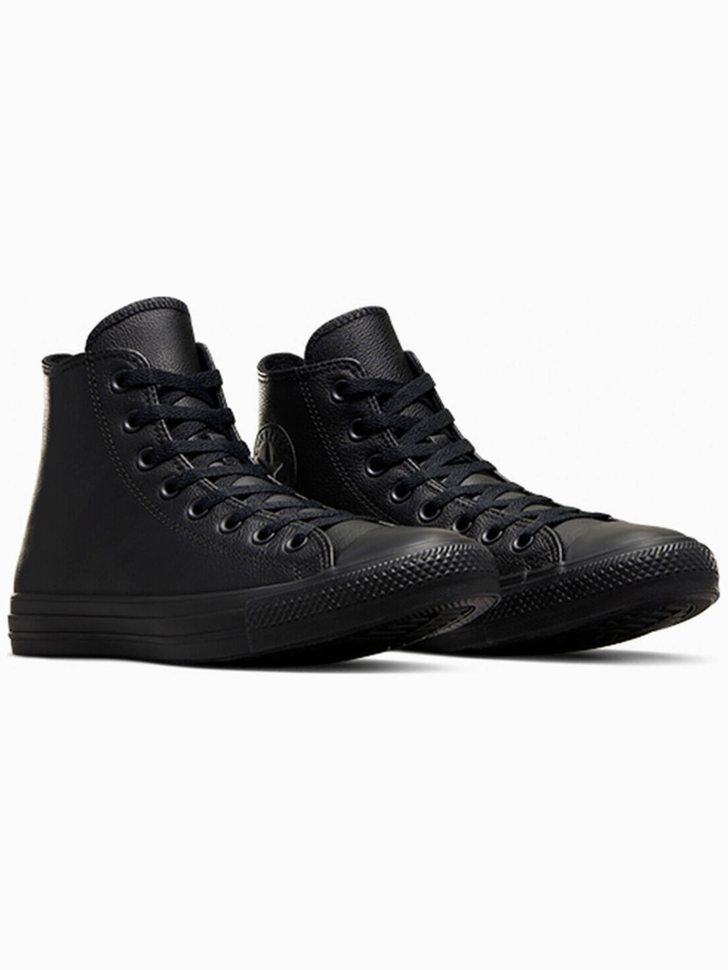 CONVERSE Sneakers hoog 'Converse Chuck Taylor HI Leather' in Zwart