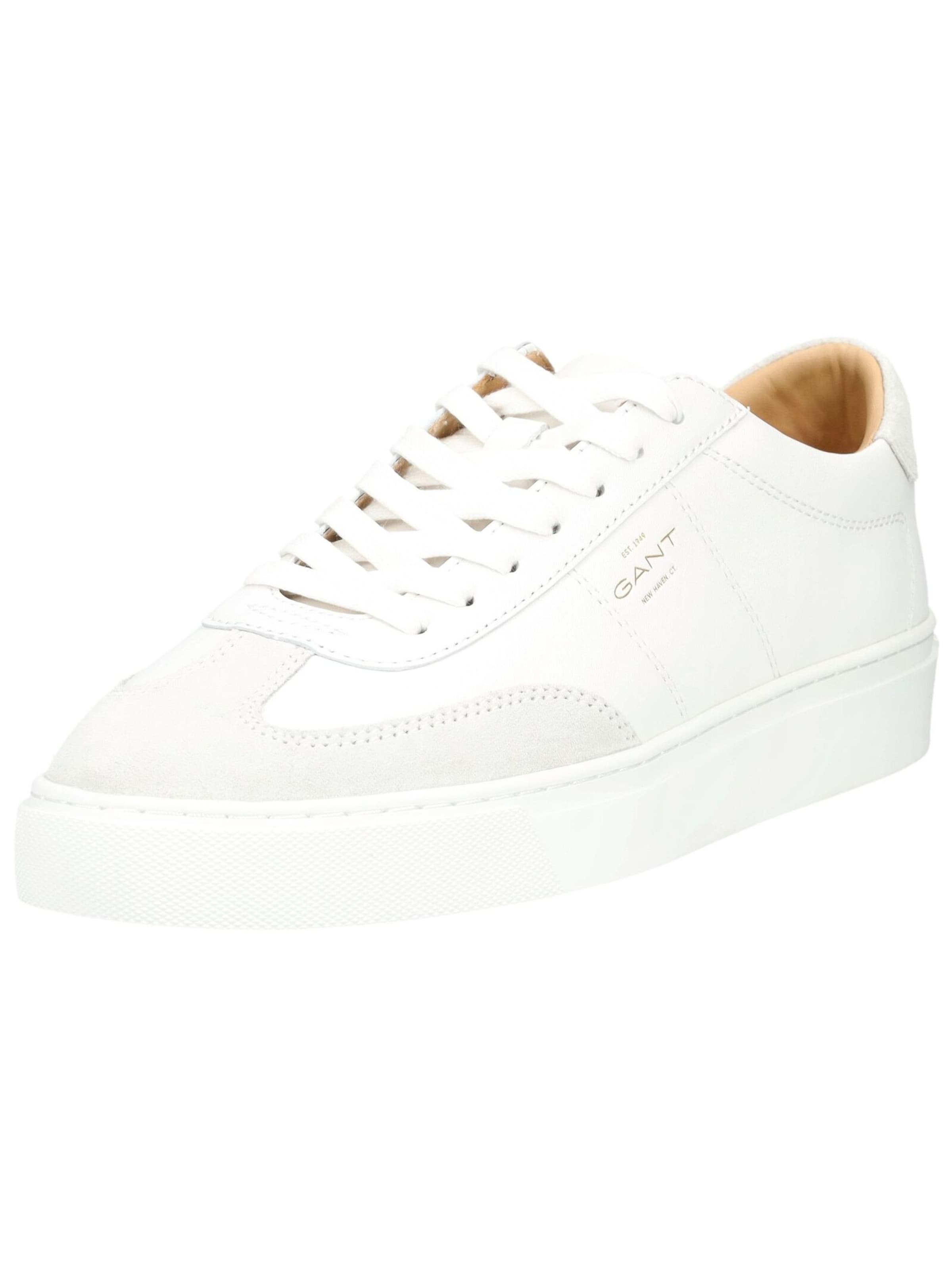 Baskets basses GANT en blanc : devant