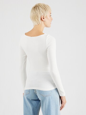 Gina Tricot Shirt in Weiß