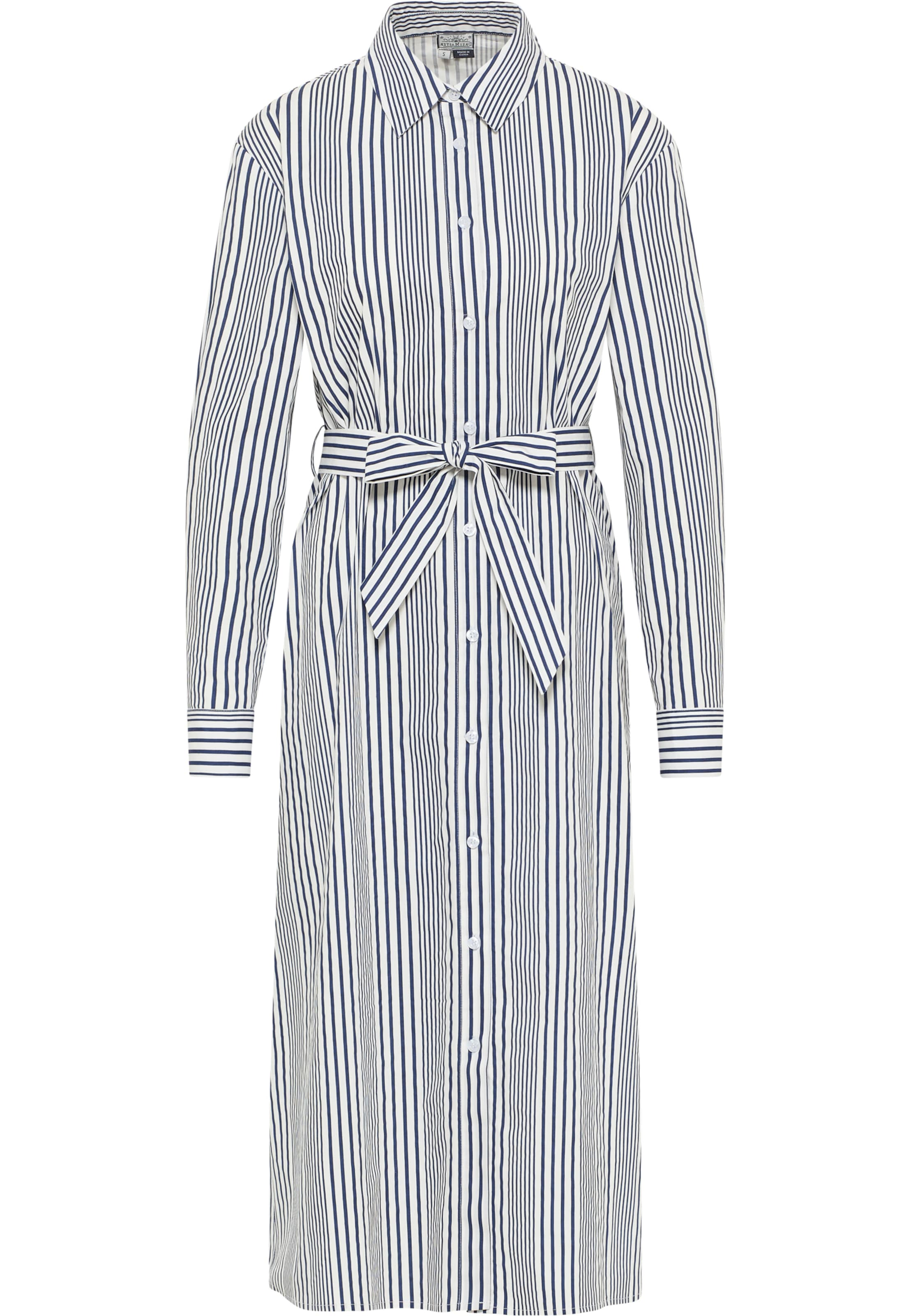 DreiMaster Maritim Μπλουζοφόρεμα σε λευκό: μπροστά