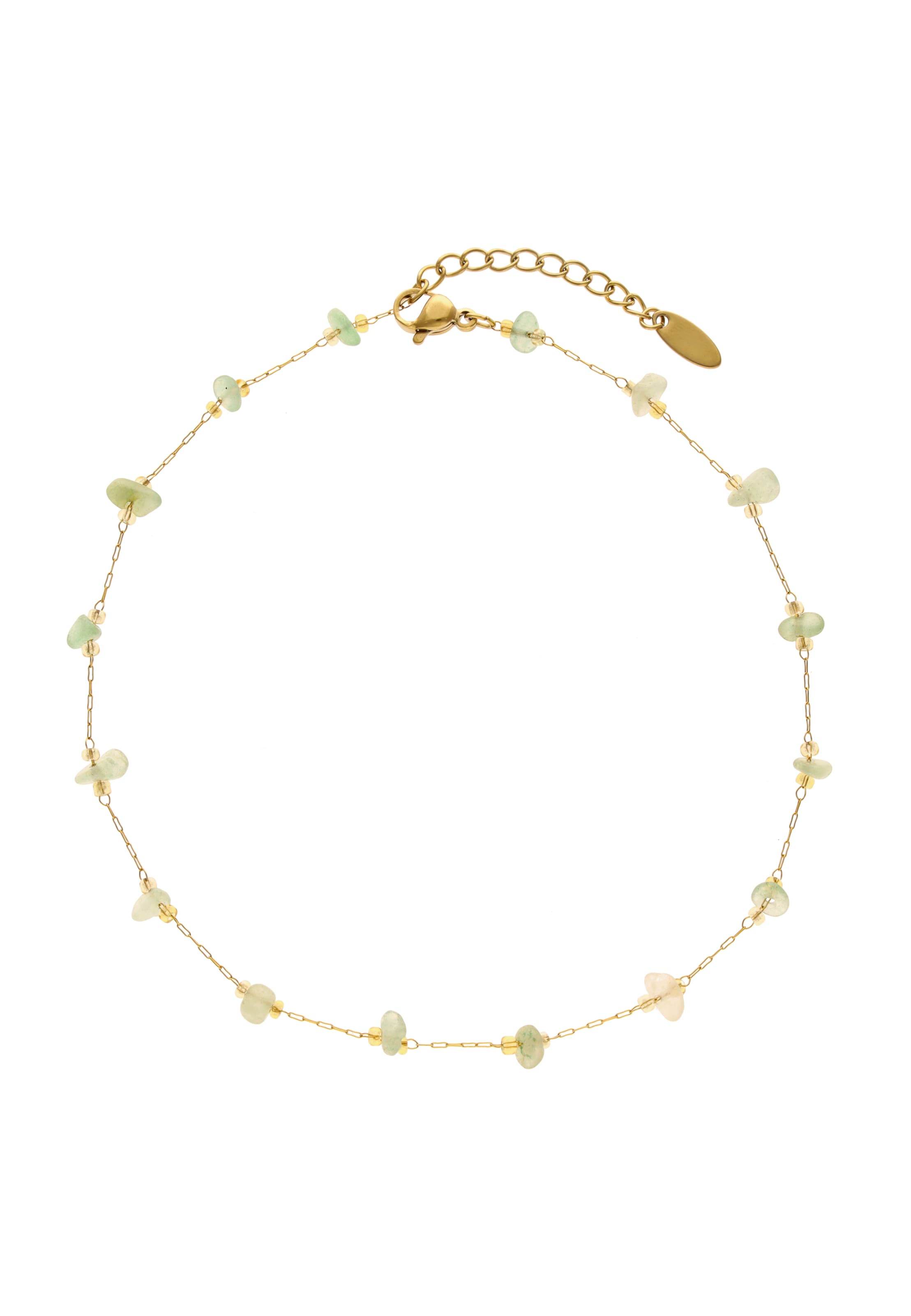 IZIA - Joyería para pies en oro: frente