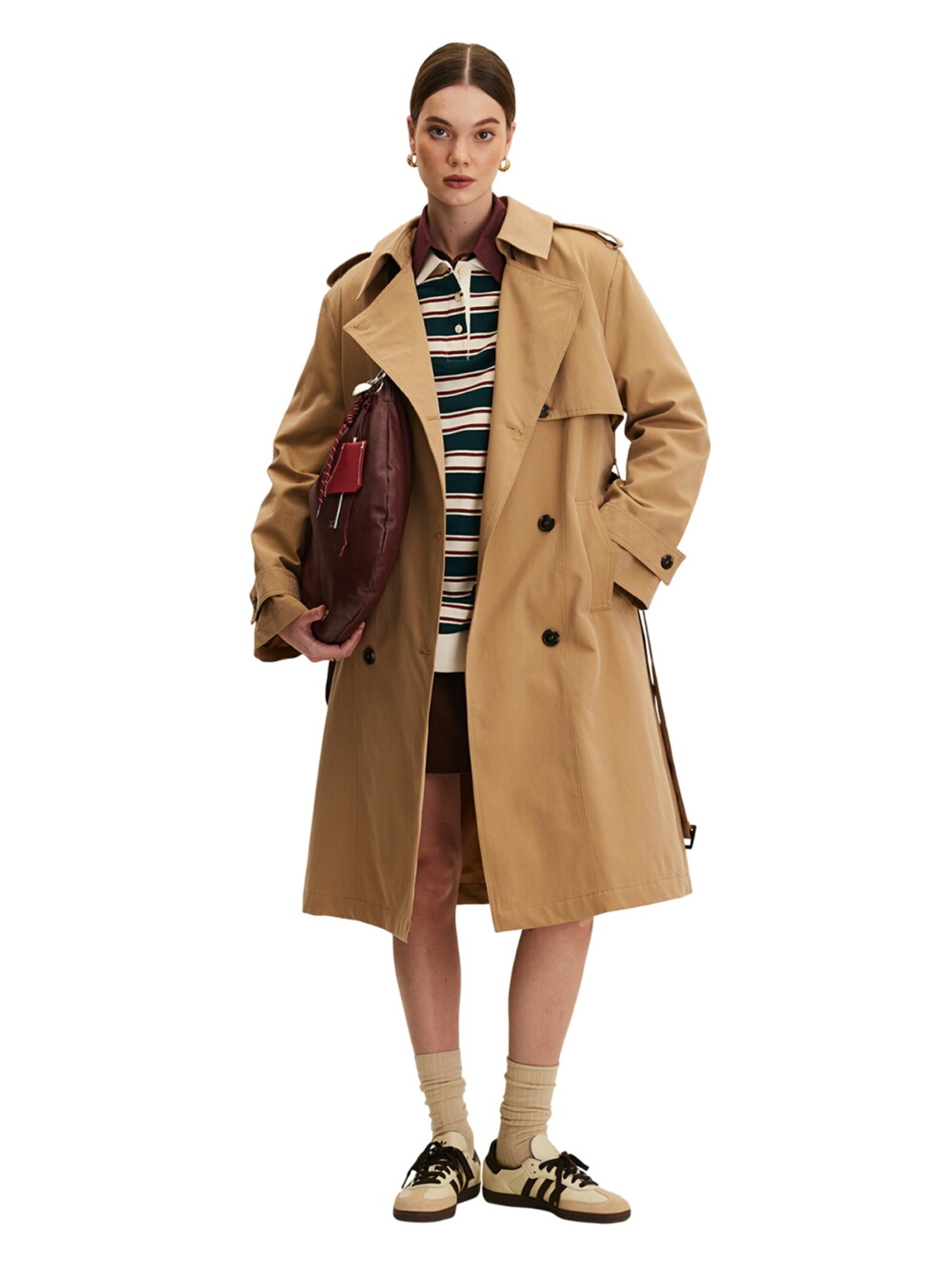 MANUKA Between-seasons coat in Beige