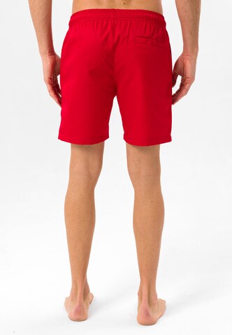 Jimmy Sanders Board Shorts in Red