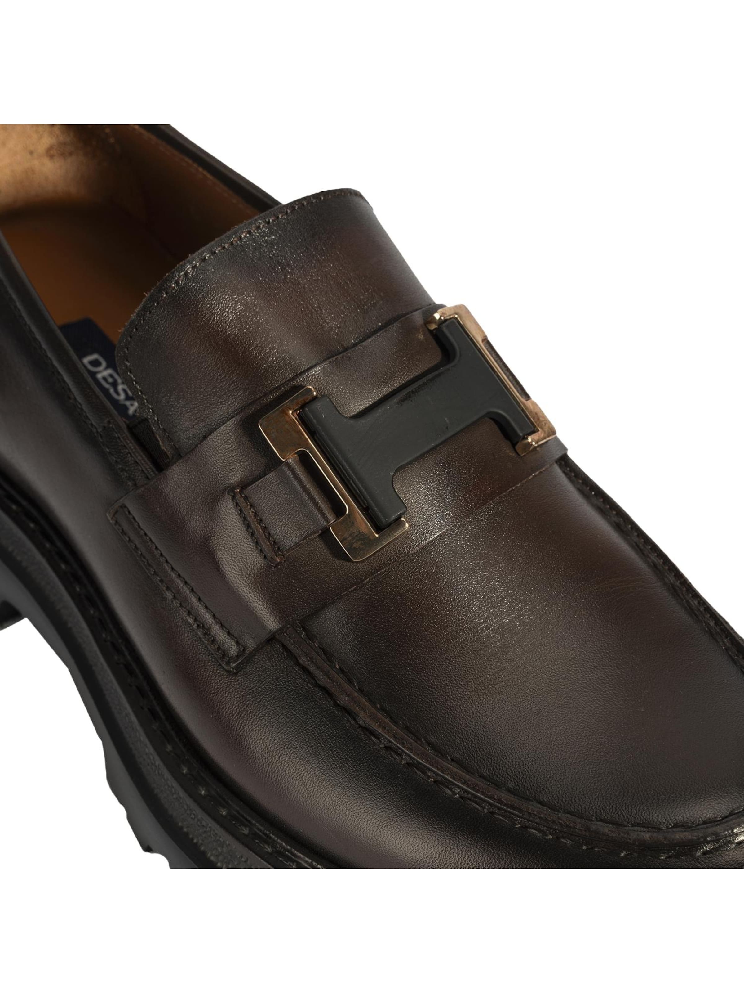 Desa Slipper 'Slip-Ons'‌ in Braun