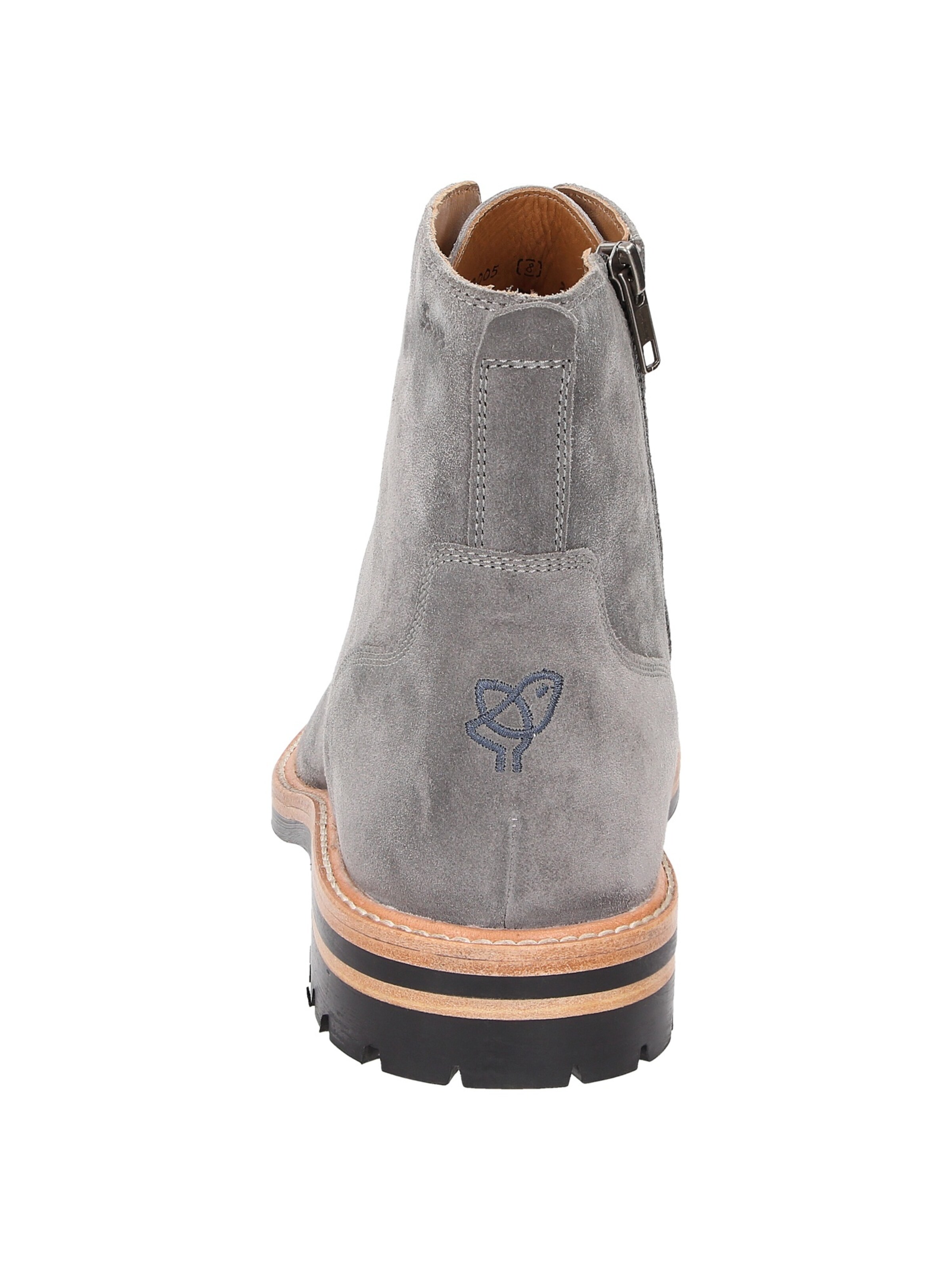 SIOUX Lace-up boots in Grey