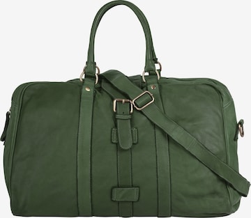 forty° Reisetasche in Grün: Vorderseite