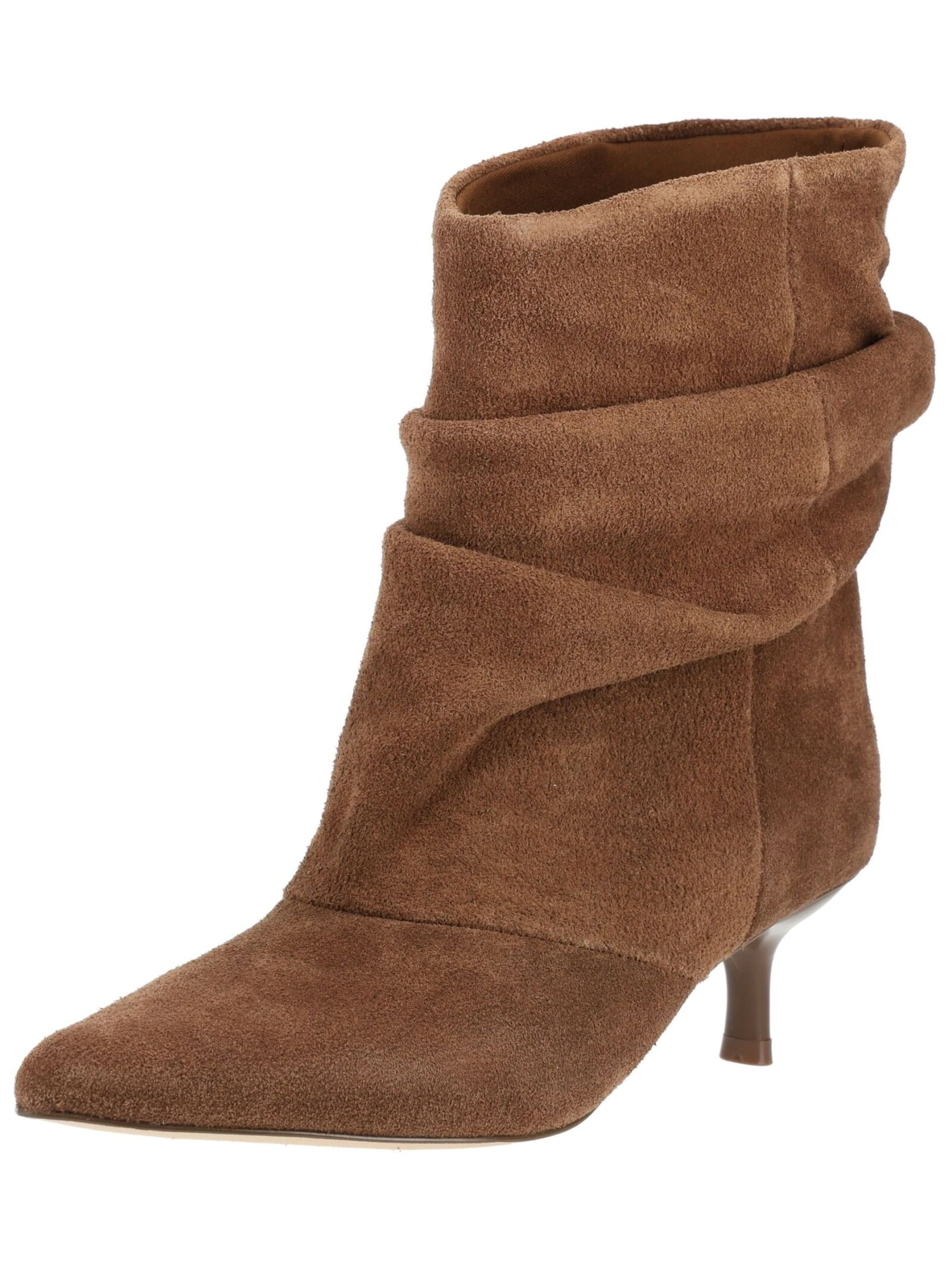 STEVE MADDEN Enkellaarsjes in Bruin: voorkant